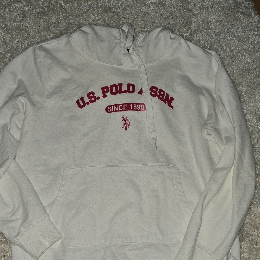 U.S. Polo Assn. Cream Hoodie for Women